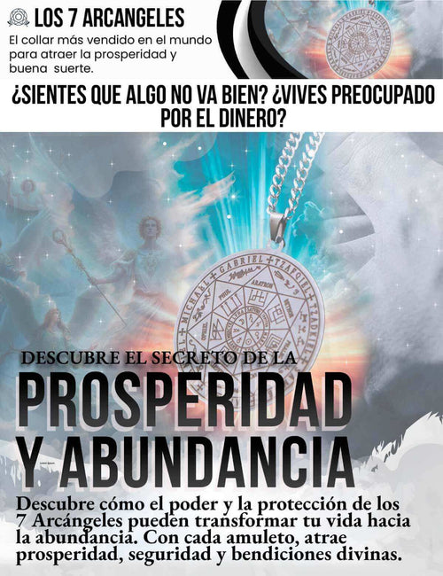 (2x1) COLLAR SELLO 7 ARCÁNGELES™-ATRAERÁS LA PROSPERIDAD