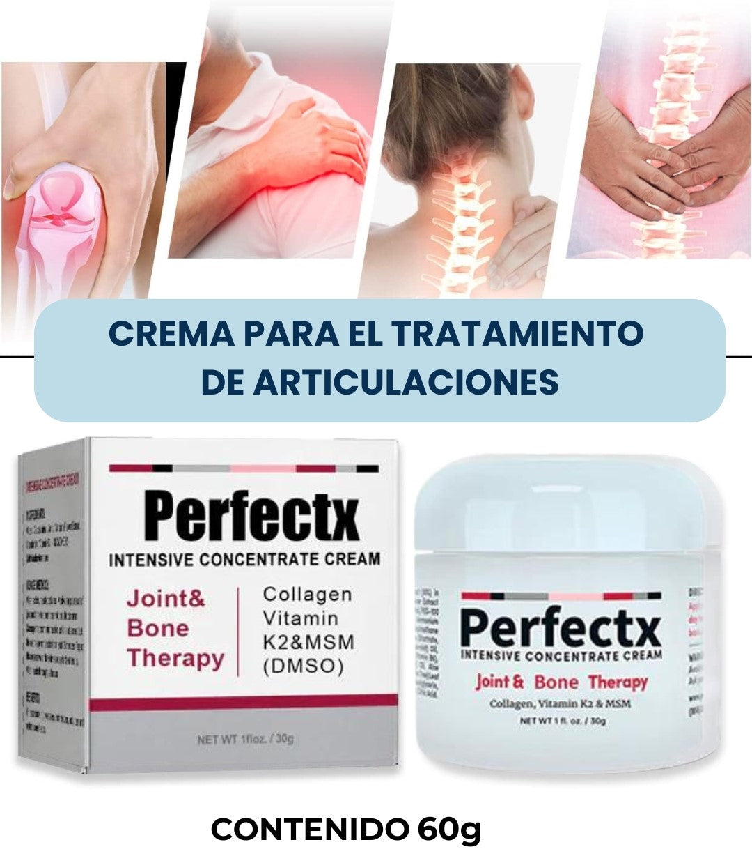 CREMA PERFECTX 60gr- ALIVIA EL DOLOR