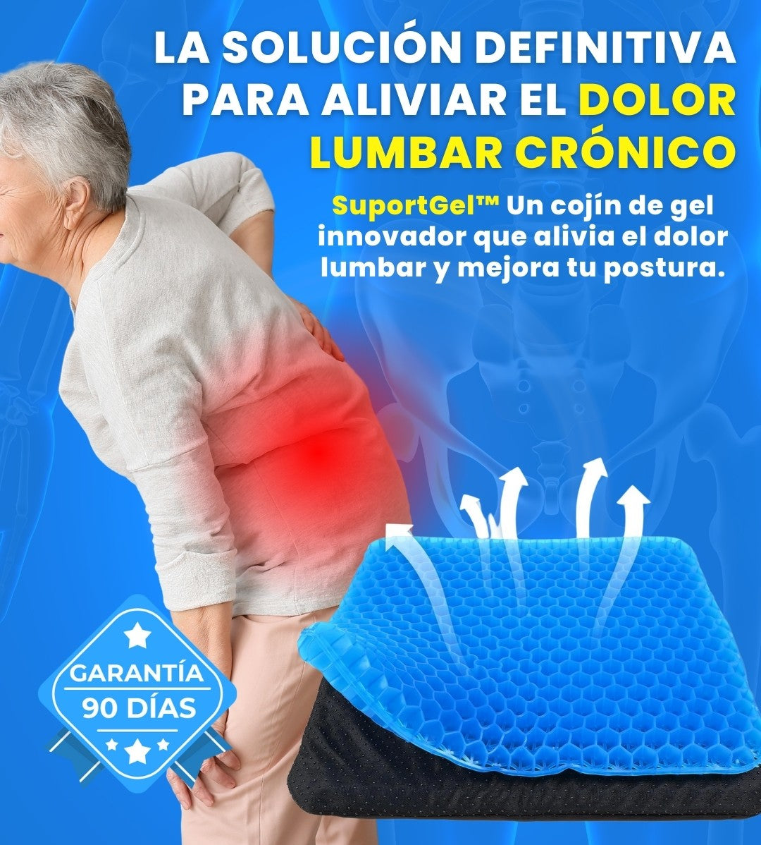 Cojín SuportGel-Alivia el Dolor