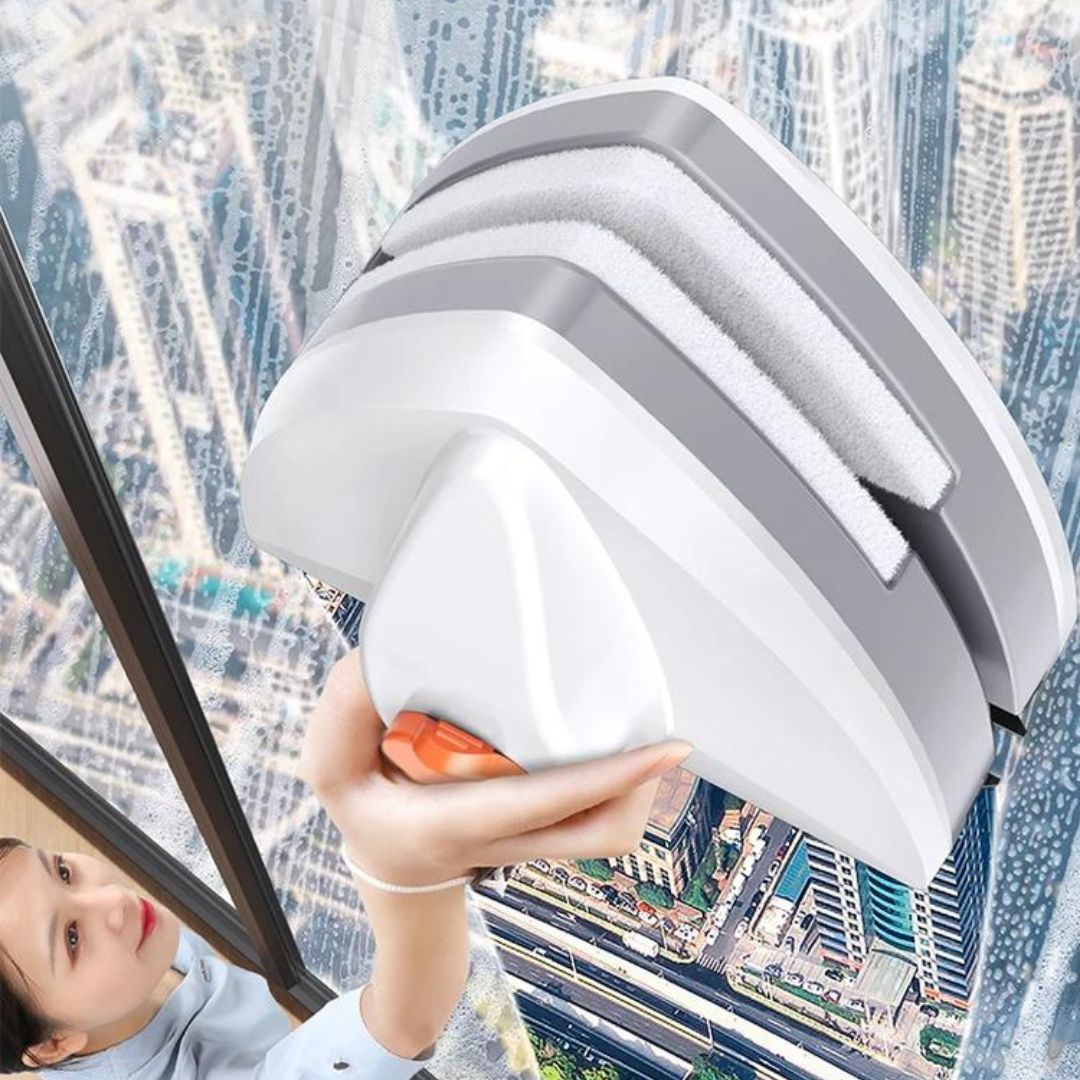 LIMPIADOR DE VIDRIOS MAGNÉTICO-TUS VENTANAS LIMPIAS SIN RIESGOS