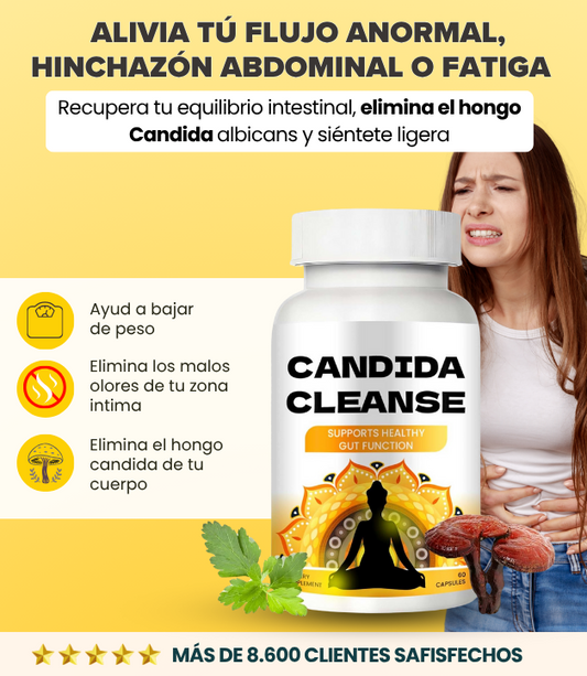 CANDIDA CLEANSE ALIVIA HINCHAZÓN