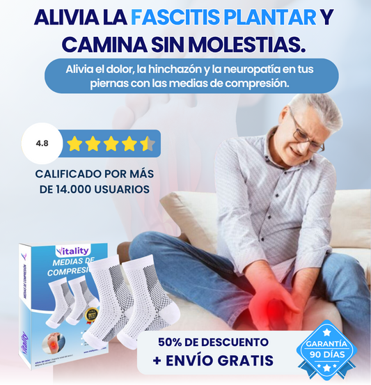 Par de Medias de Compresión Vitality