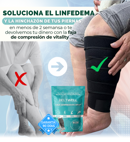 Faja Compresión Piernas Hinchadas